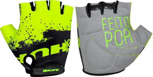 Luva Ciclismo Hupi Eco Dedo Curto Splash